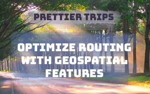Spatial Analytics: Optimizing Graphs on Geospatial Features
