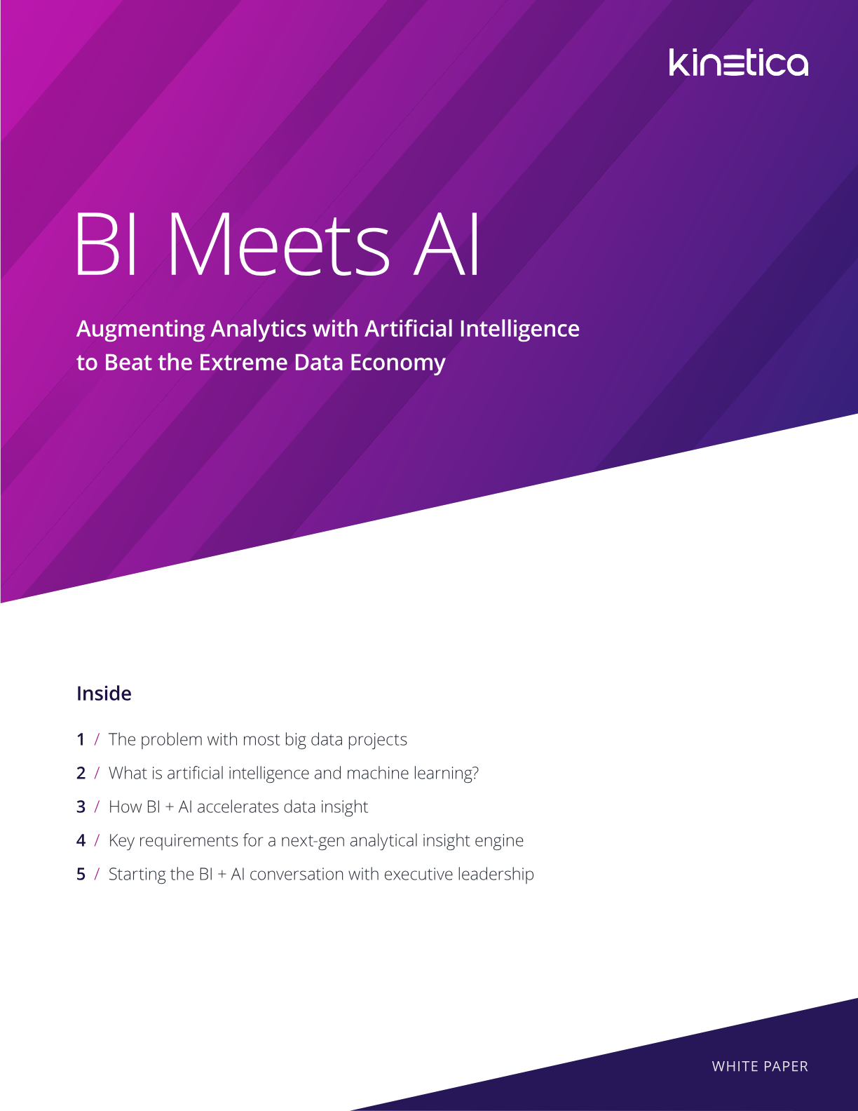 Bi Meets Ai Augmenting Analytics With Artificial Intelligence To Beat The Extreme Data Economy