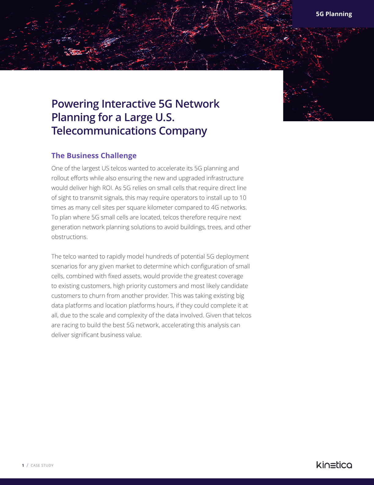 Case Study Interactive 5g Network Planning