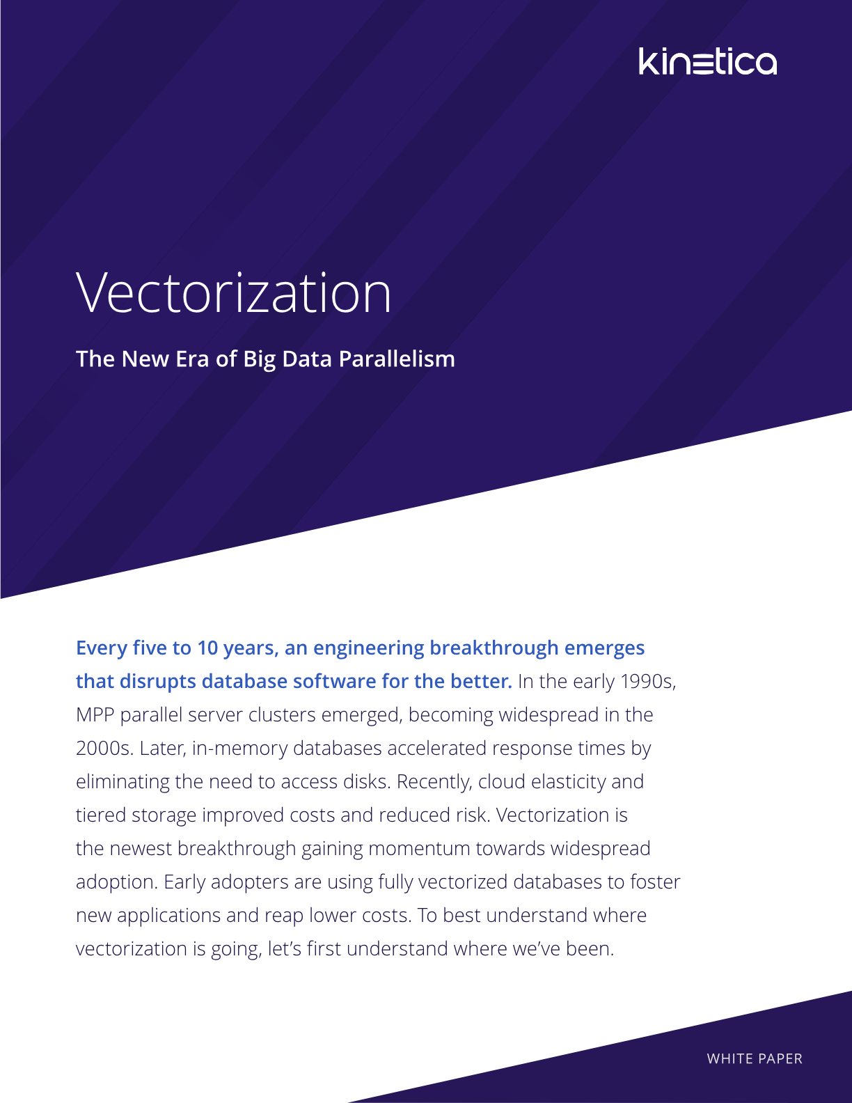 Vectorization The New Era Of Big Data Parallelism